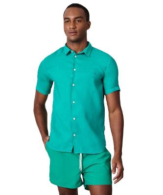 Camisa Manga Curta Linho Tinturado Reserva