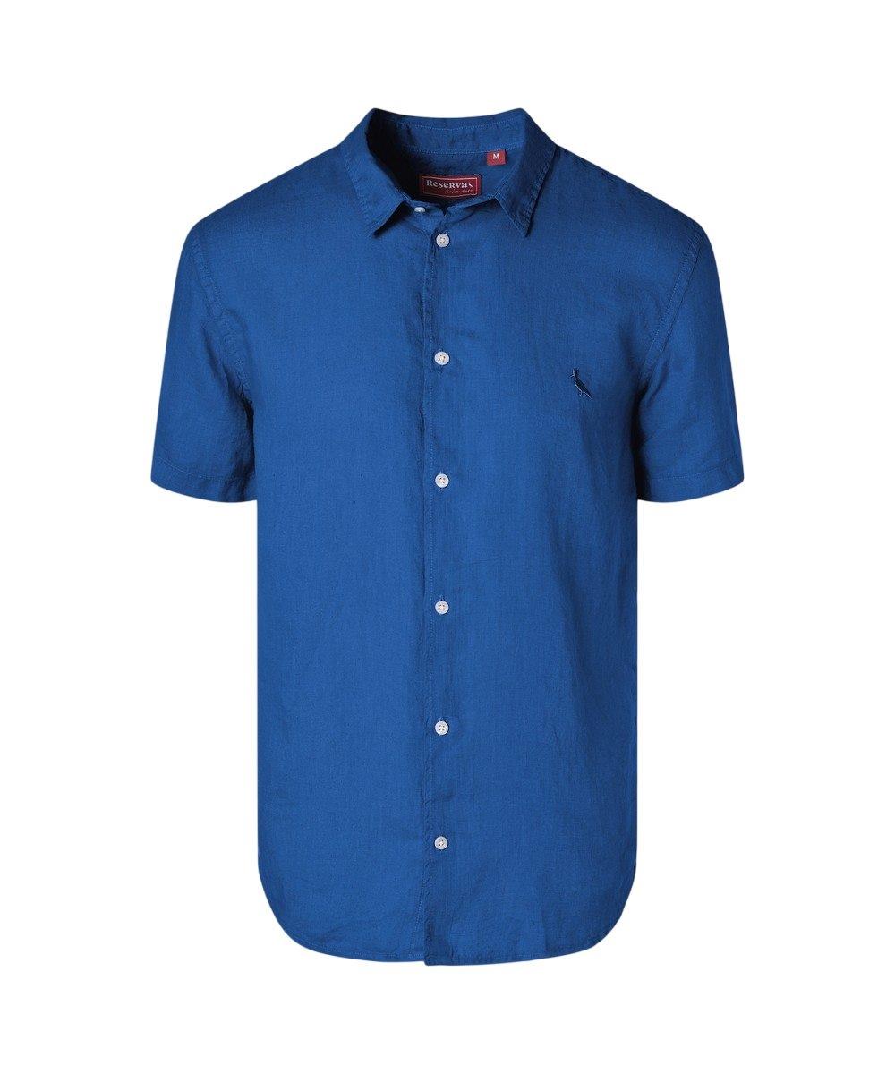 Camisa Manga Curta Linho Tinturado Reserva - 2