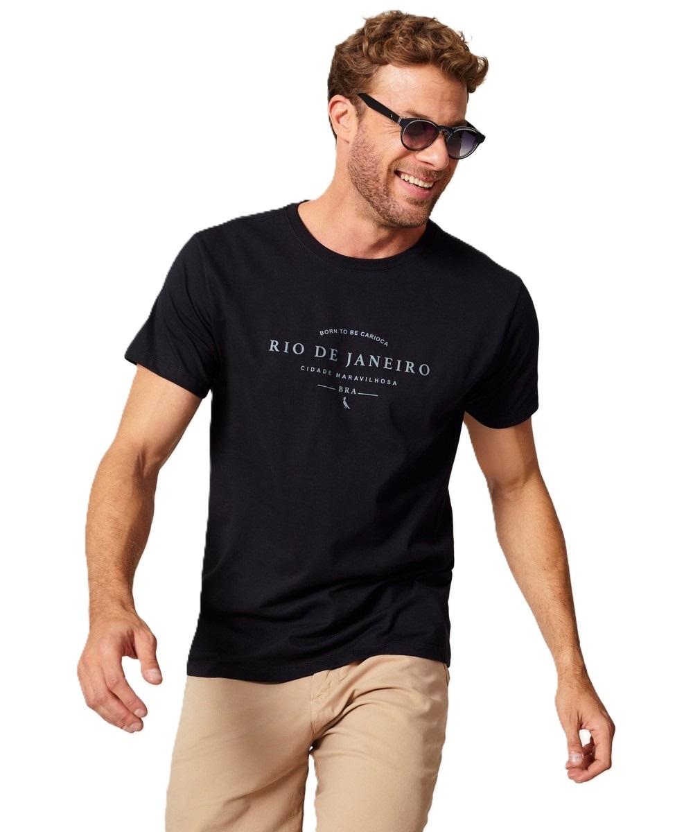 Camiseta Estampa Born To Be Carioca Rj Reserva - 3