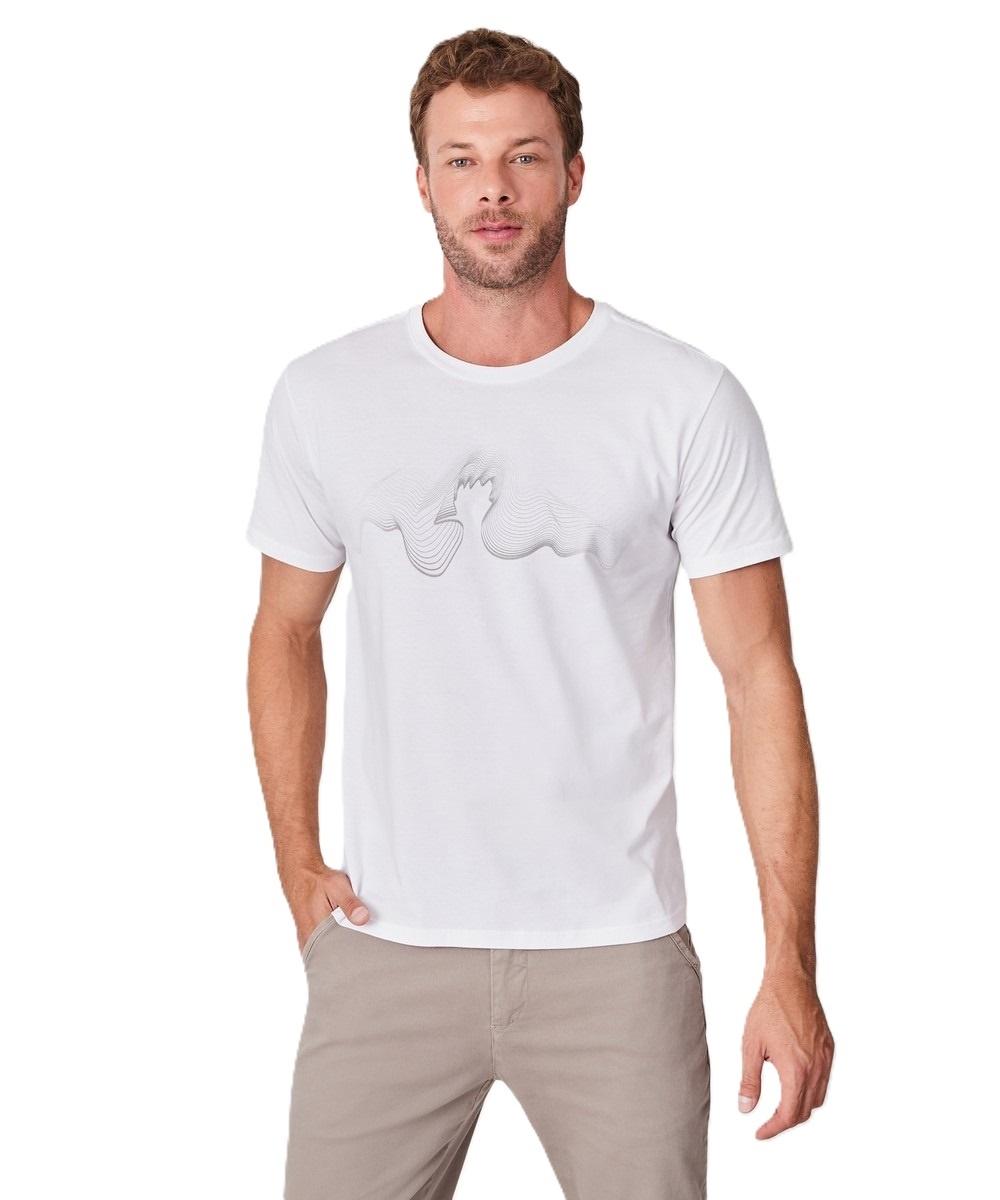 Camiseta Slim Estampada Pica Pau Waves Reserva - 1