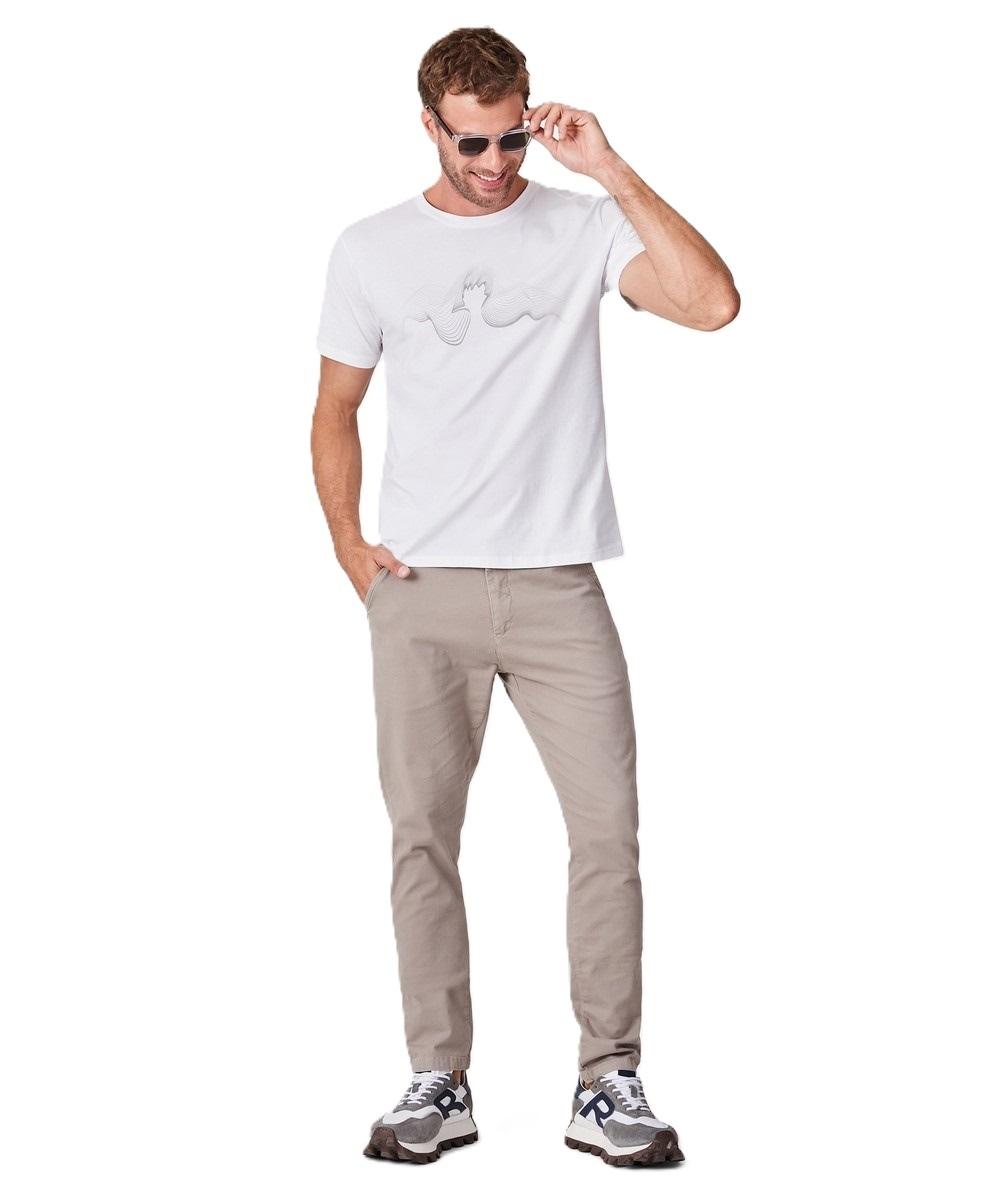 Camiseta Slim Estampada Pica Pau Waves Reserva - 3