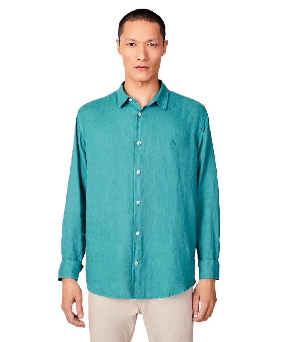 Camisa Manga Longa Linho Reserva - 1