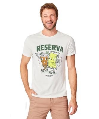 Camiseta Estampada Mate Com Biscoito Reserva