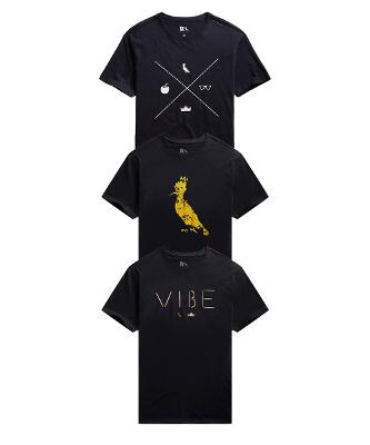 Kit 3 Camisetas Reserva íCone Thiaguinho