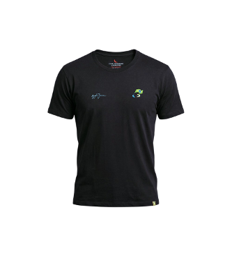 Camiseta Est Assinatura Carro Senna Reserva