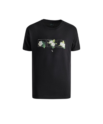 Camiseta Estampada Orquideas Moldura Reserva