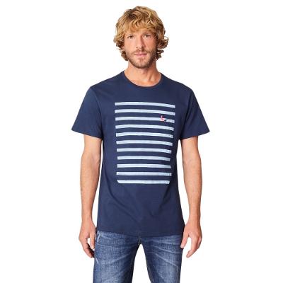 Camiseta Estampada Faixas Reserva