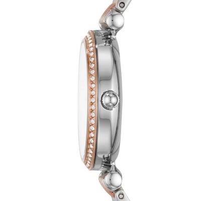 Relógio Fossil Feminino Mini Carlie Bicolor ES4649/1KN