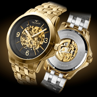 Relógio Technos Masculino Automático Dourado - 8N24AK/4P - 2