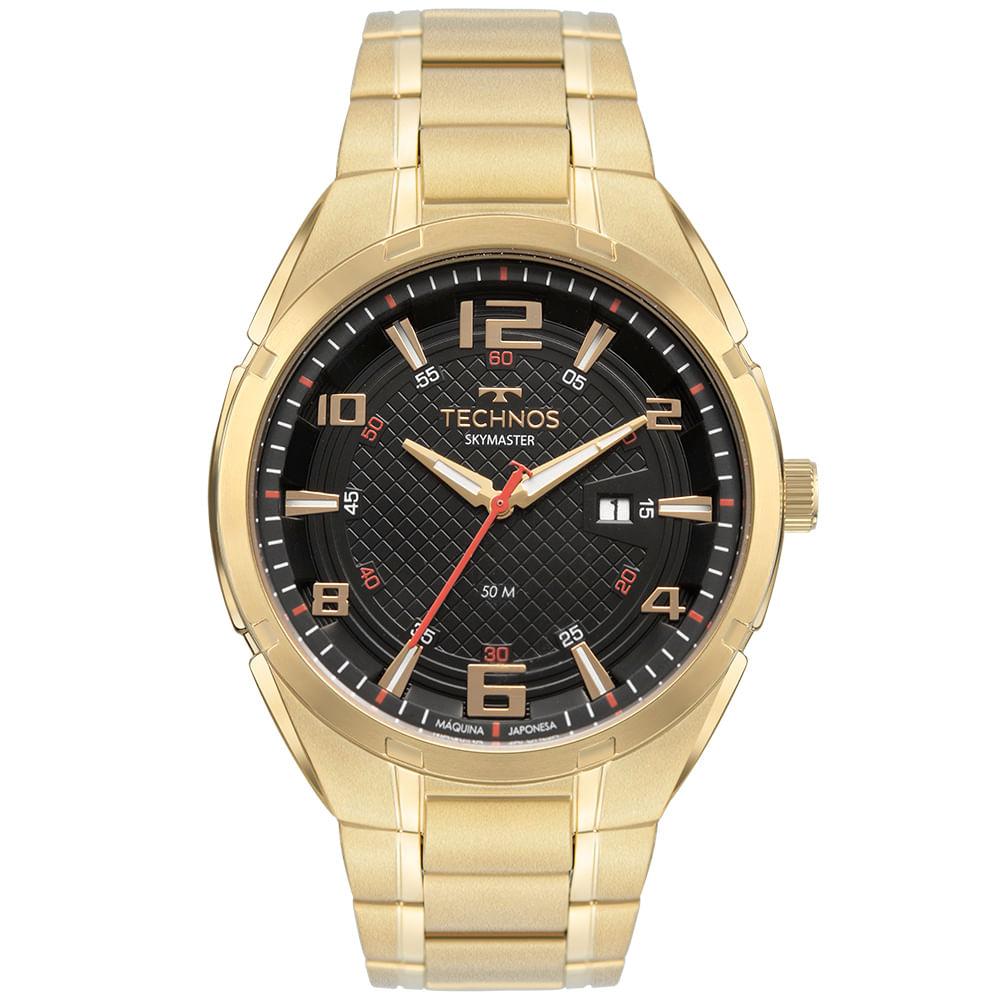 Relógio Technos Masculino Skymaster Dourado - 2117LEA/1P - 1