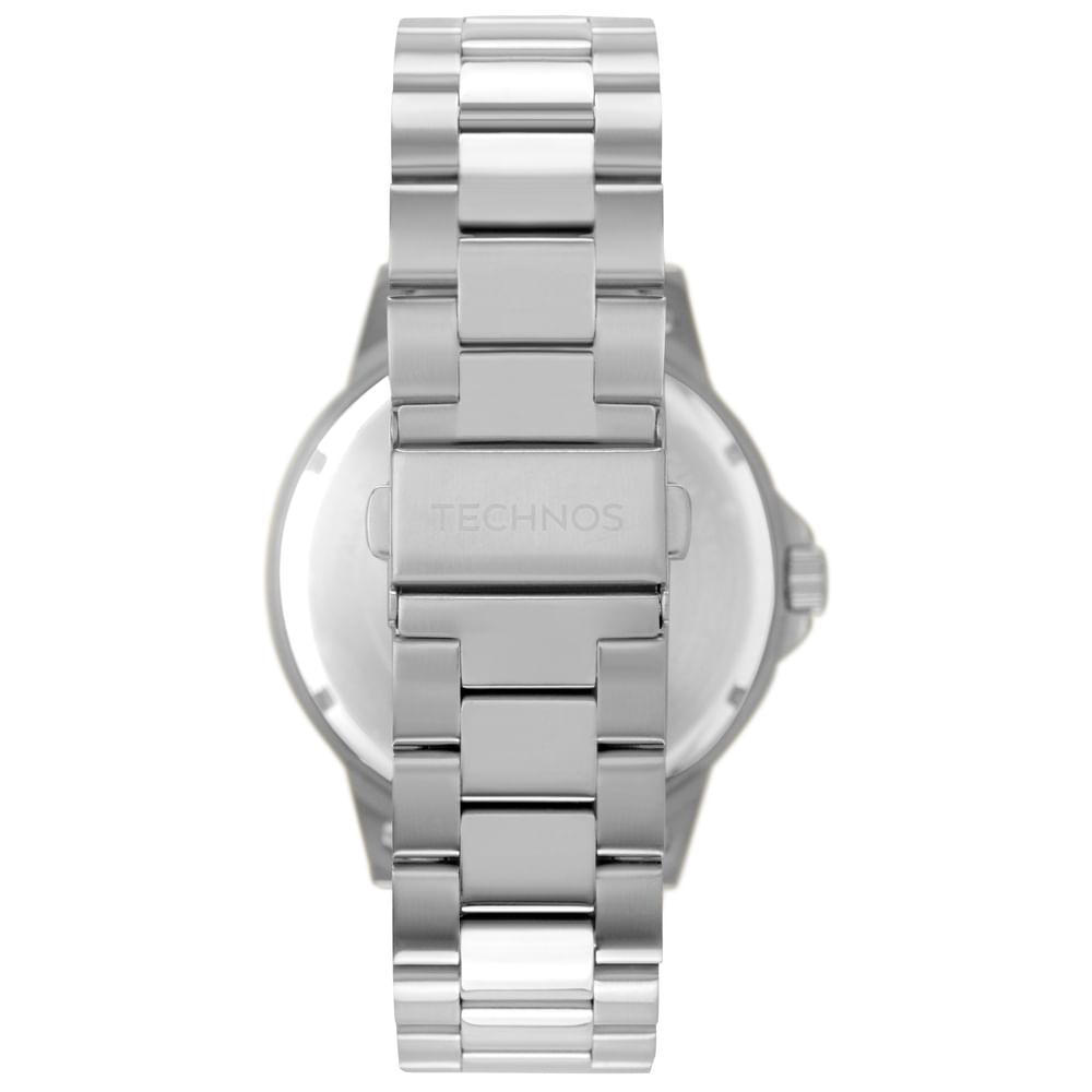 Relógio Technos Masculino Racer Prata - 2117LDI/1K - 3