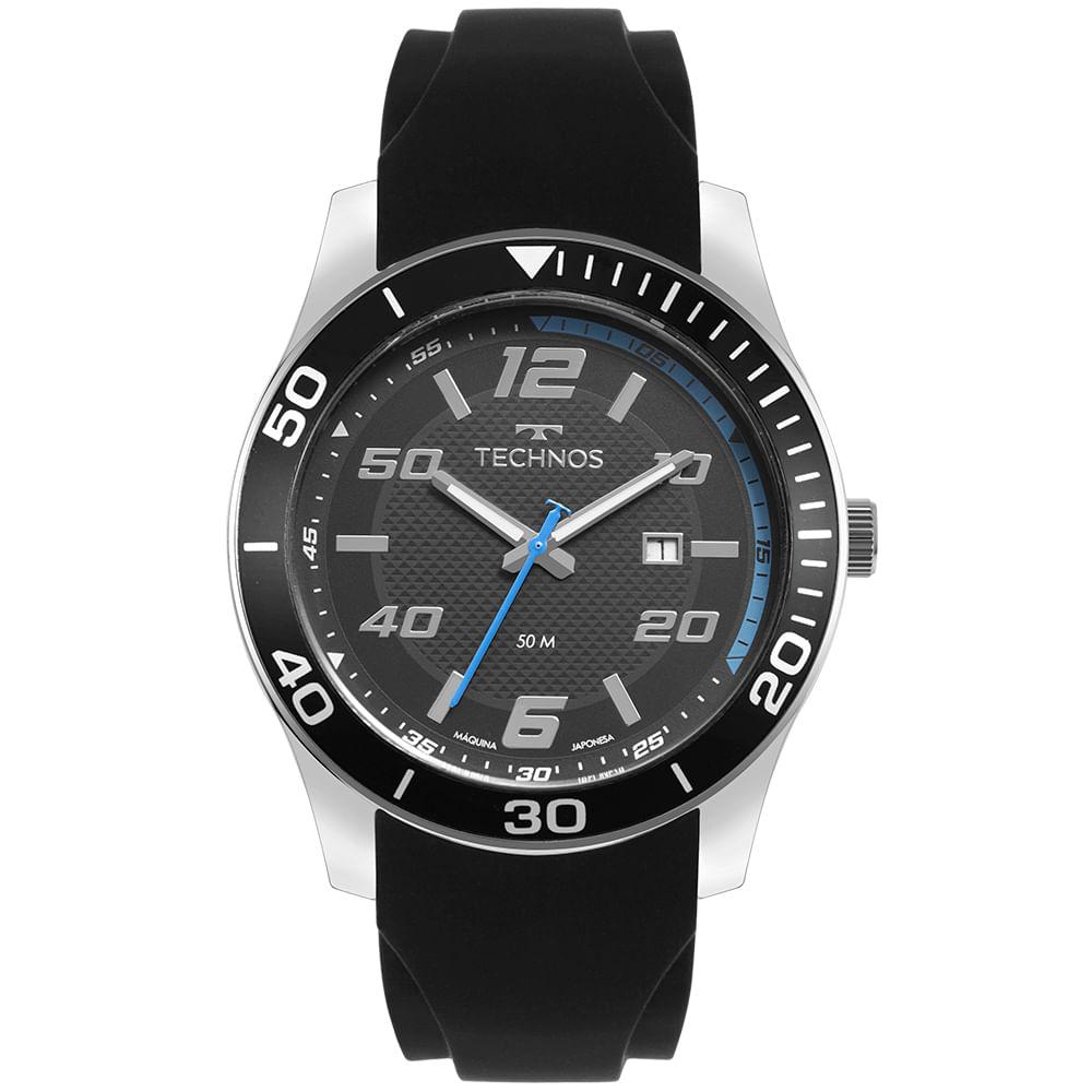 Relógio Technos Masculino Racer Prata - 2115TWD/2P - 1