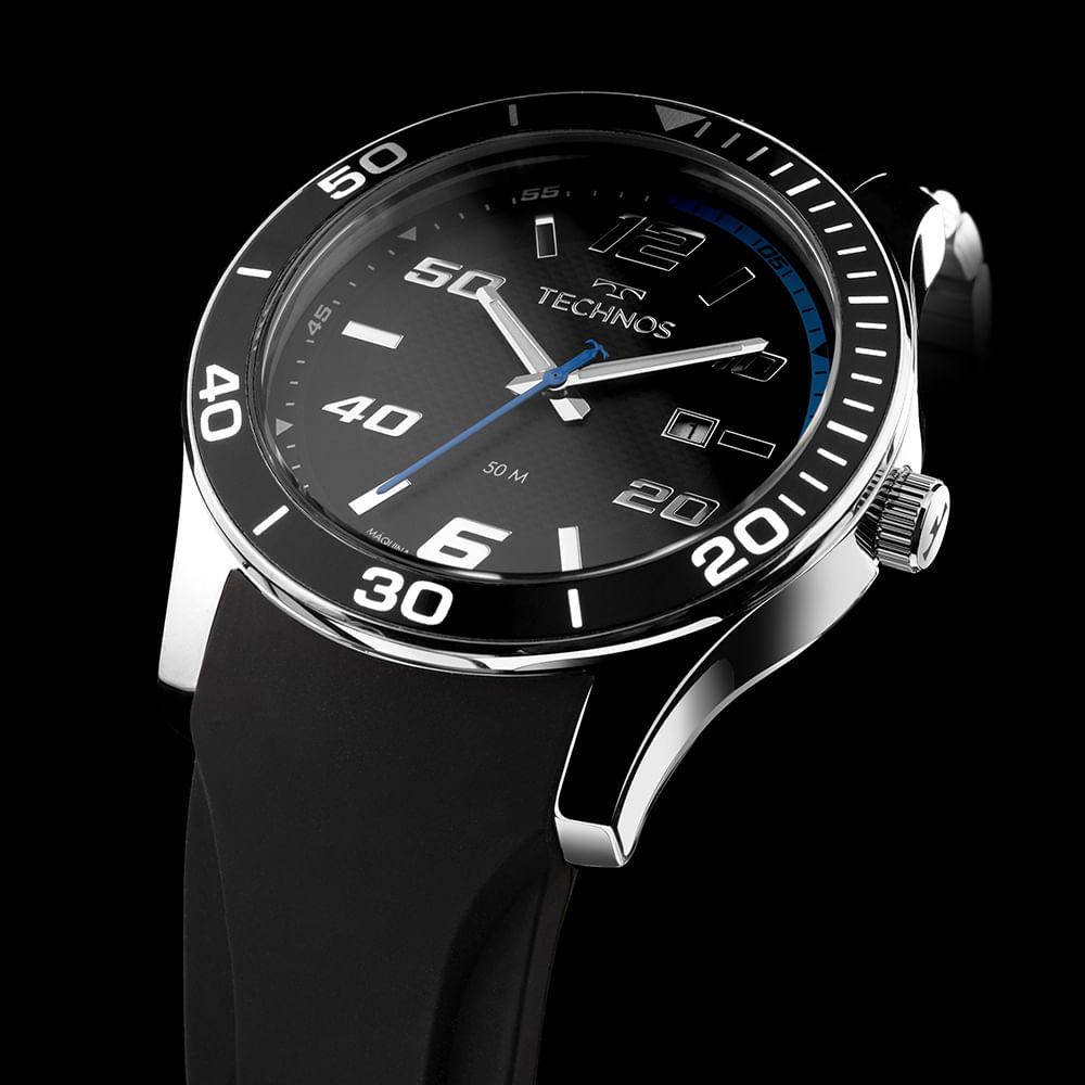 Relógio Technos Masculino Racer Prata - 2115TWD/2P - 4