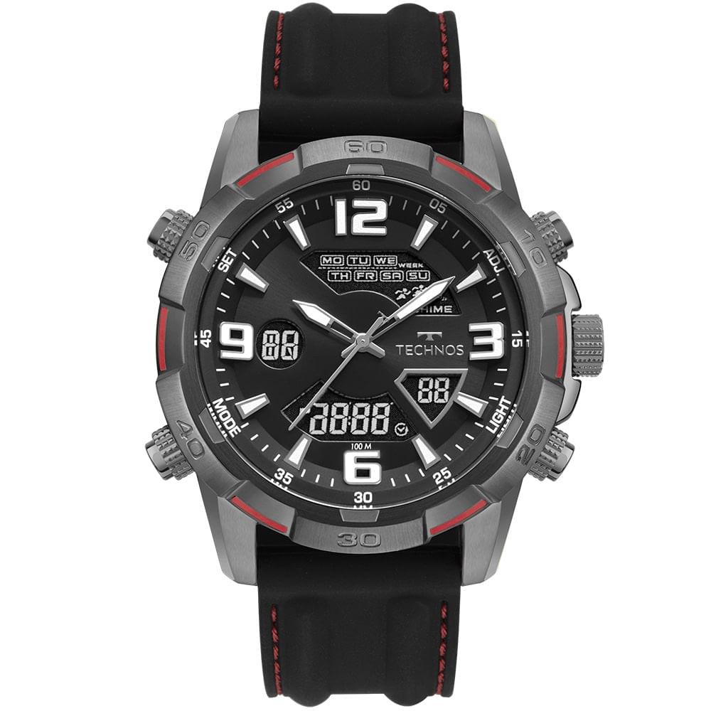 Relógio Technos Masculino Digitech Grafite - W23305AC/2A - 1