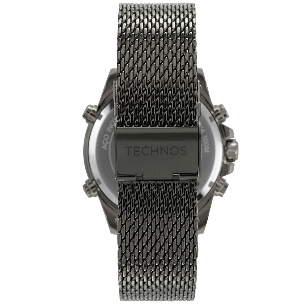 Relógio Technos Masculino Digitech Grafite - W23721AAB/1P - 3