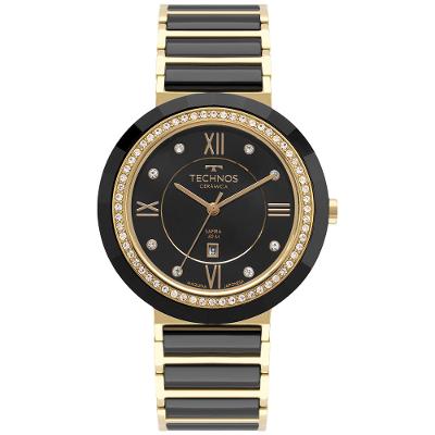 Relógio Technos Feminino Cerâmica Dourado - 2015CEJ/2P