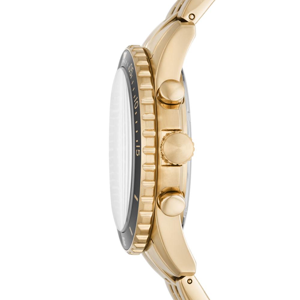Relógio Fossil Masculino Sport Dourado - FS5836/1PN - 2