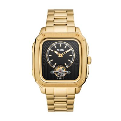 Relógio Fossil Masculino Inscription Dourado - ME3239/1DN
