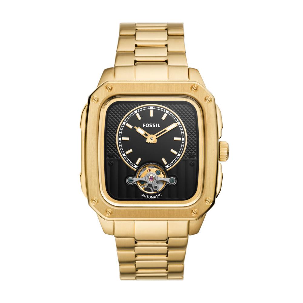 Relógio Fossil Masculino Inscription Dourado - ME3239/1DN - 1