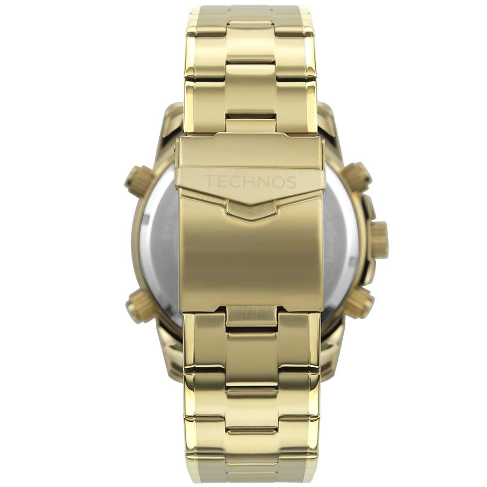 Relógio Technos Masculino Digitech Dourado - W23305AB/1P - 3