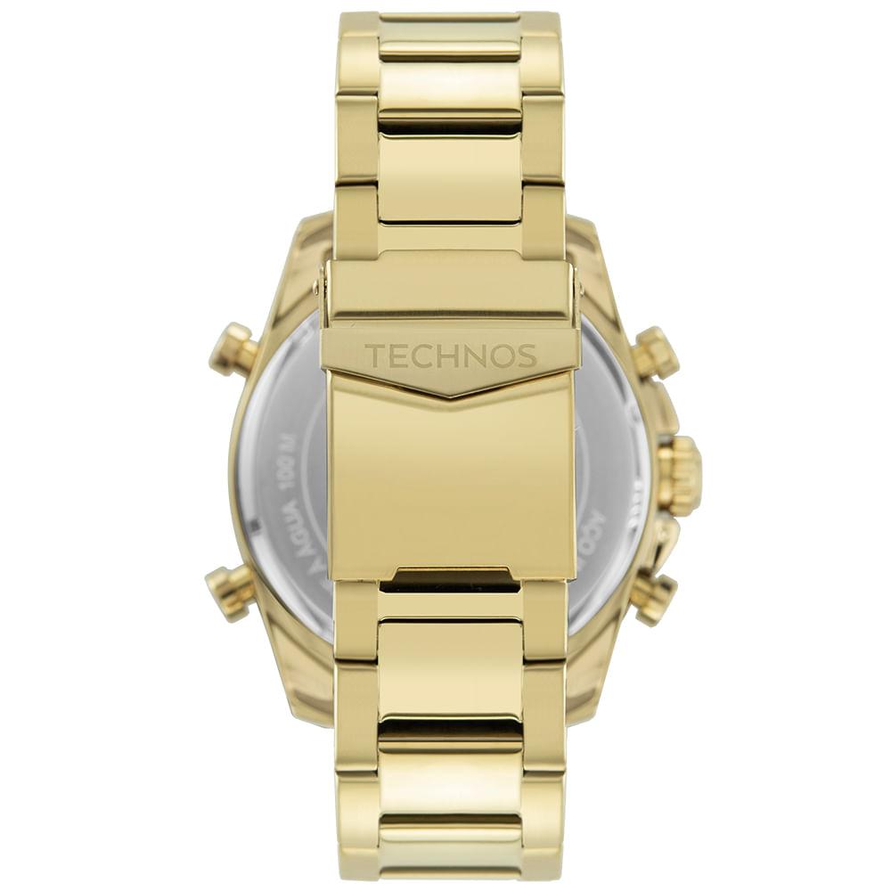 Relogio Technos Masculino Digitech Dourado - BJ3530AA/1P - 3