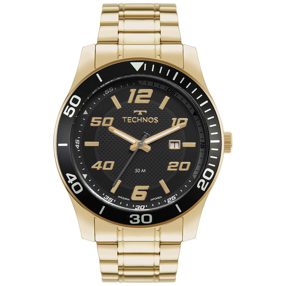 Relógio Technos Masculino Racer Dourado - 2115TWB/1P - 1