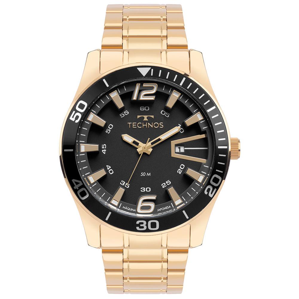 Relógio Technos Masculino Racer Dourado - 2115LAJS/1P - 1
