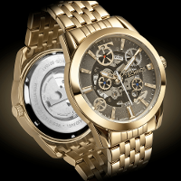 Relógio Technos Masculino Automático Dourado - 8215AT/1P - 2