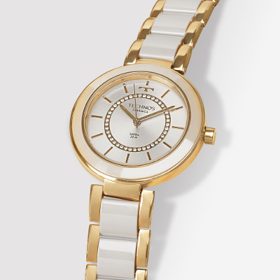 Relógio Technos Feminino Ceramic/saphire Dourado - 2036MKP/1X