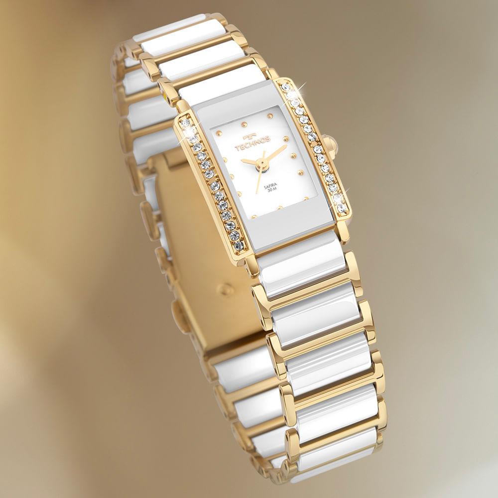 Relógio Technos Feminino Ceramic/saphire Branco(A) - 5Y30XO/1B - 2