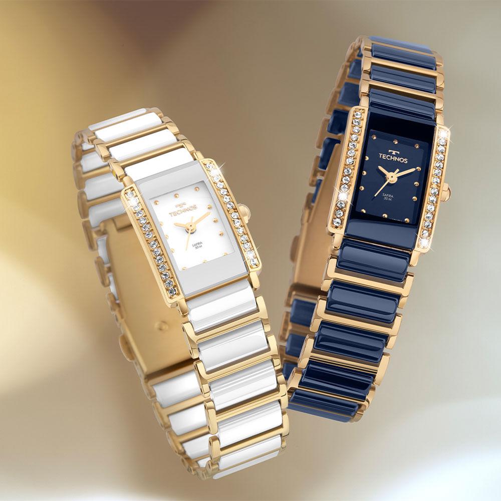 Relógio Technos Feminino Ceramic/saphire Branco(A) - 5Y30XO/1B - 1