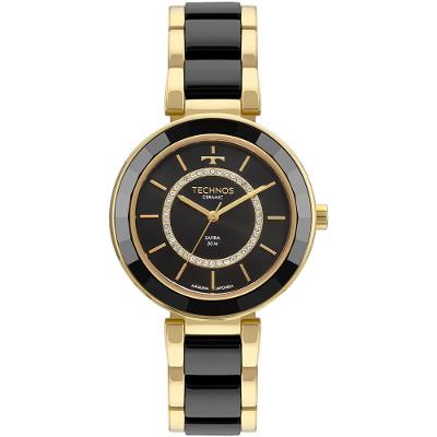 Relógio Technos Feminino Cerâmica Dourado - 2036MKP/4P