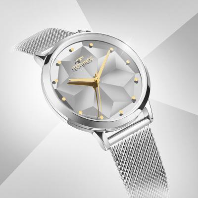 Relógio Technos Feminino Brilho Prata - 203AAF/1K