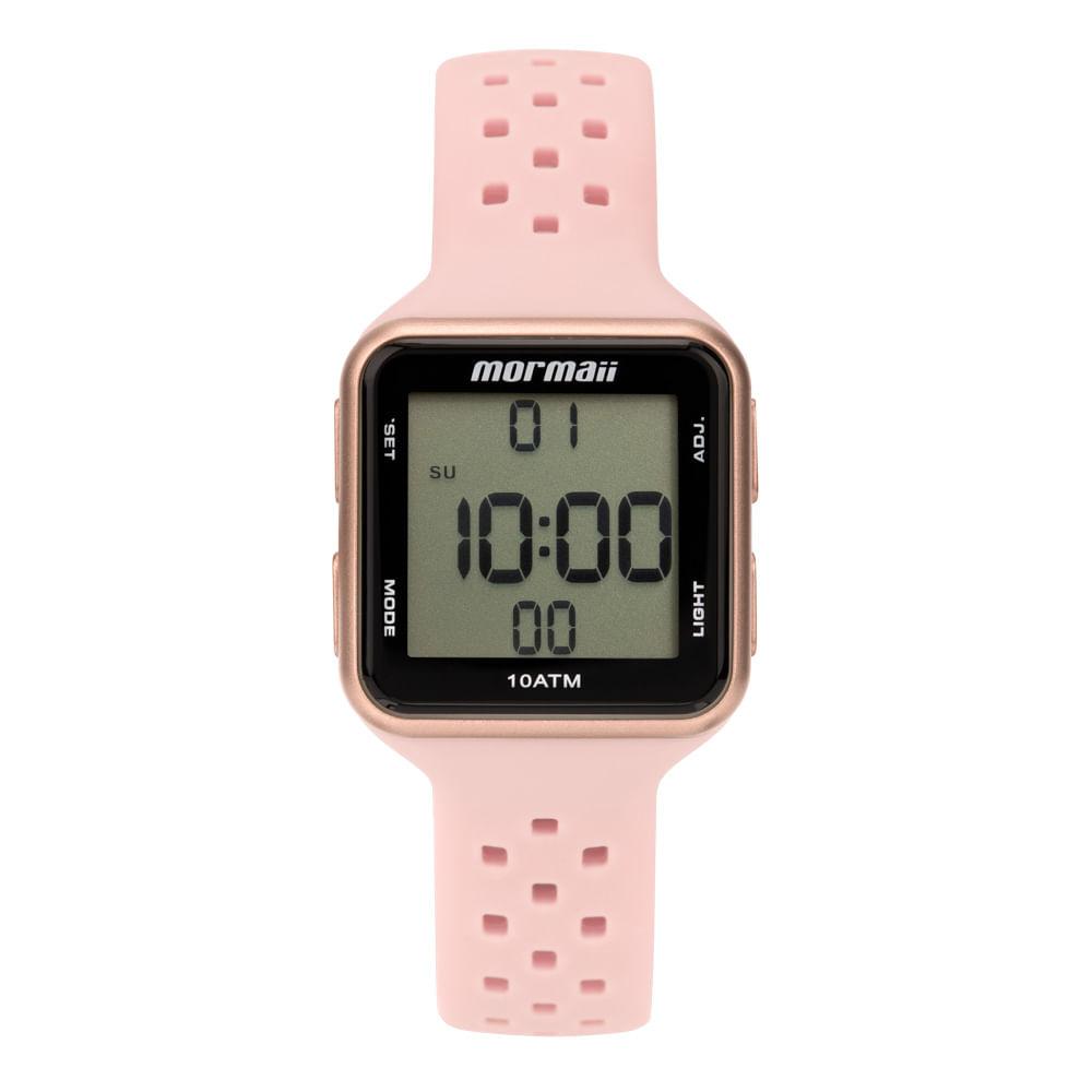 Relógio Mormaii Feminino Digi Rosé - MO19800B/8J - 1