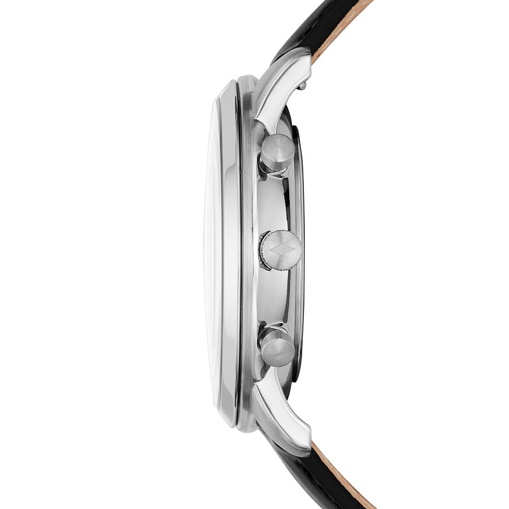 Relógio Fossil Masculino Neutra Chrono Prata - FS5452/0PN - 2