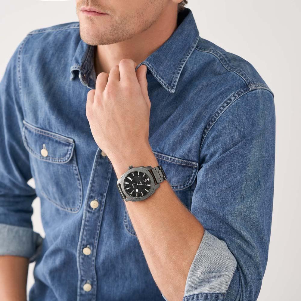 Relógio Fossil Masculino Machine Grafite - FS5970/1FN - 4