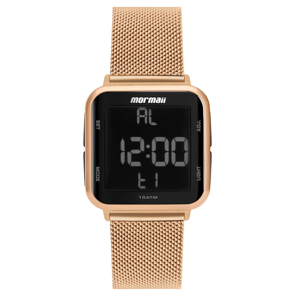 Relógio Mormaii Unissex Digi Rosé MO6600AF/8J - 1