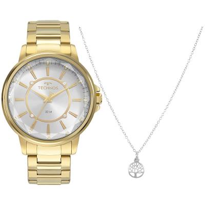 Kit Technos Feminino Trend Dourado - 2039CK/K4K