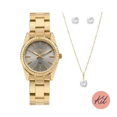 Kit Condor Feminino Elegante Dourado - COPC21JFU/K4C