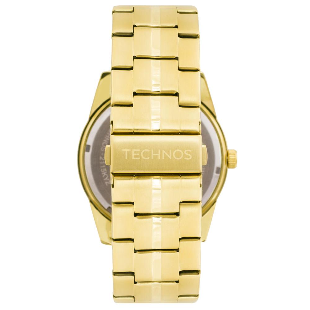 Relógio Technos Masculino Racer Dourado - 2115KYZ/4A - 3