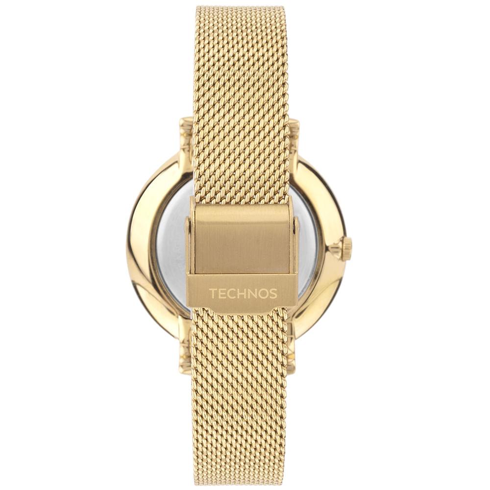 Relógio Technos Feminino Slim Dourado - GL32AR/1X - 4