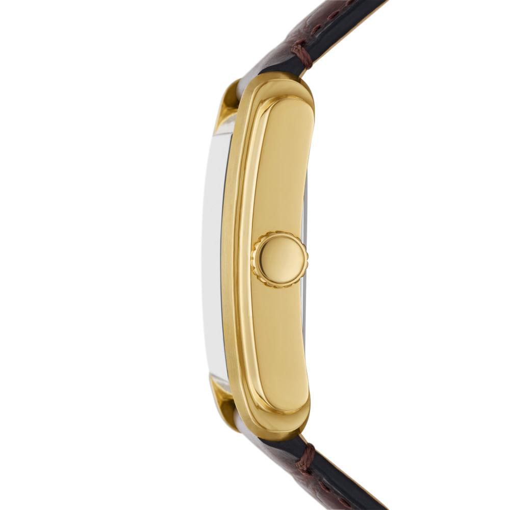 Relógio Fossil Masculino Carraway Dourado - FS6011/0DN - 2