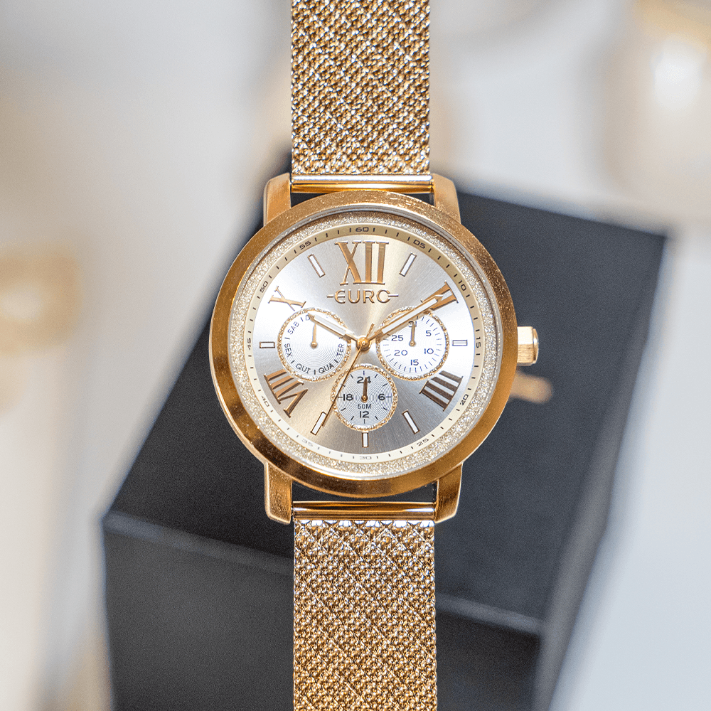 Relógio Euro Feminino Multiglow Dourado - EU6P29AIM/4D - 4