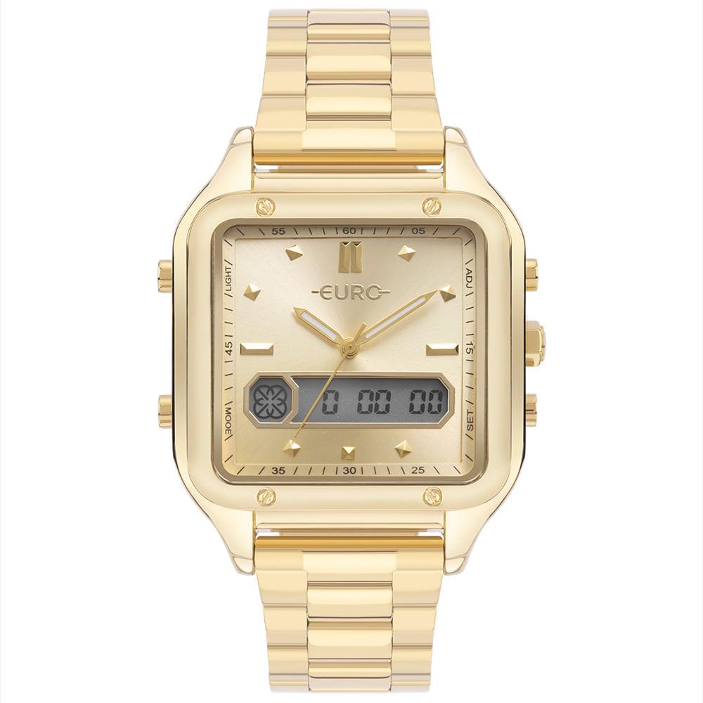 Relógio Euro Feminino Fashion Fit Sporty Dourado - EUBJ3890AAT/4D - 1