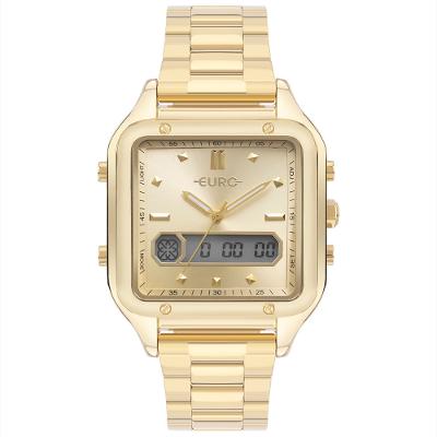 Relógio Euro Feminino Fashion Fit Sporty Dourado - EUBJ3890AAT/4D