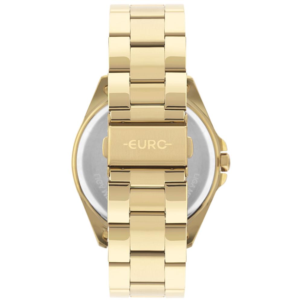 Relógio Euro Feminino Multiglow Midi Dourado - EU6P29AIP/4B - 3