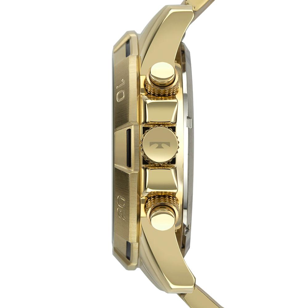 Relógio Technos Masculino Digitech Dourado - BJ4060AB/1P - 2