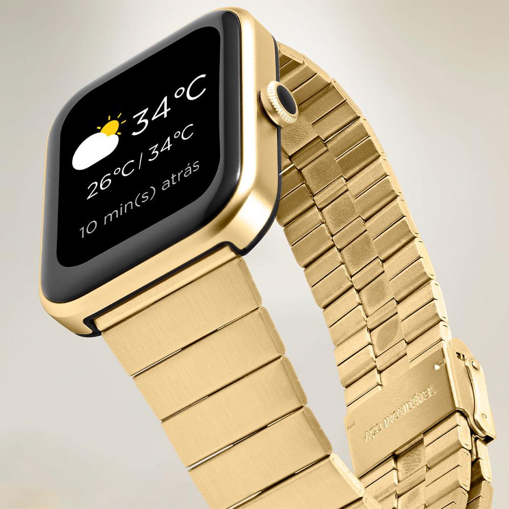 Smartwatch Technos Connect MAX Dourado e Preto - TMAXAH/C7D - 5
