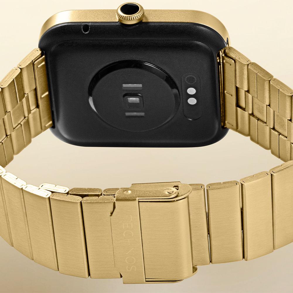 Smartwatch Technos Connect MAX Dourado e Preto - TMAXAH/C7D - 8