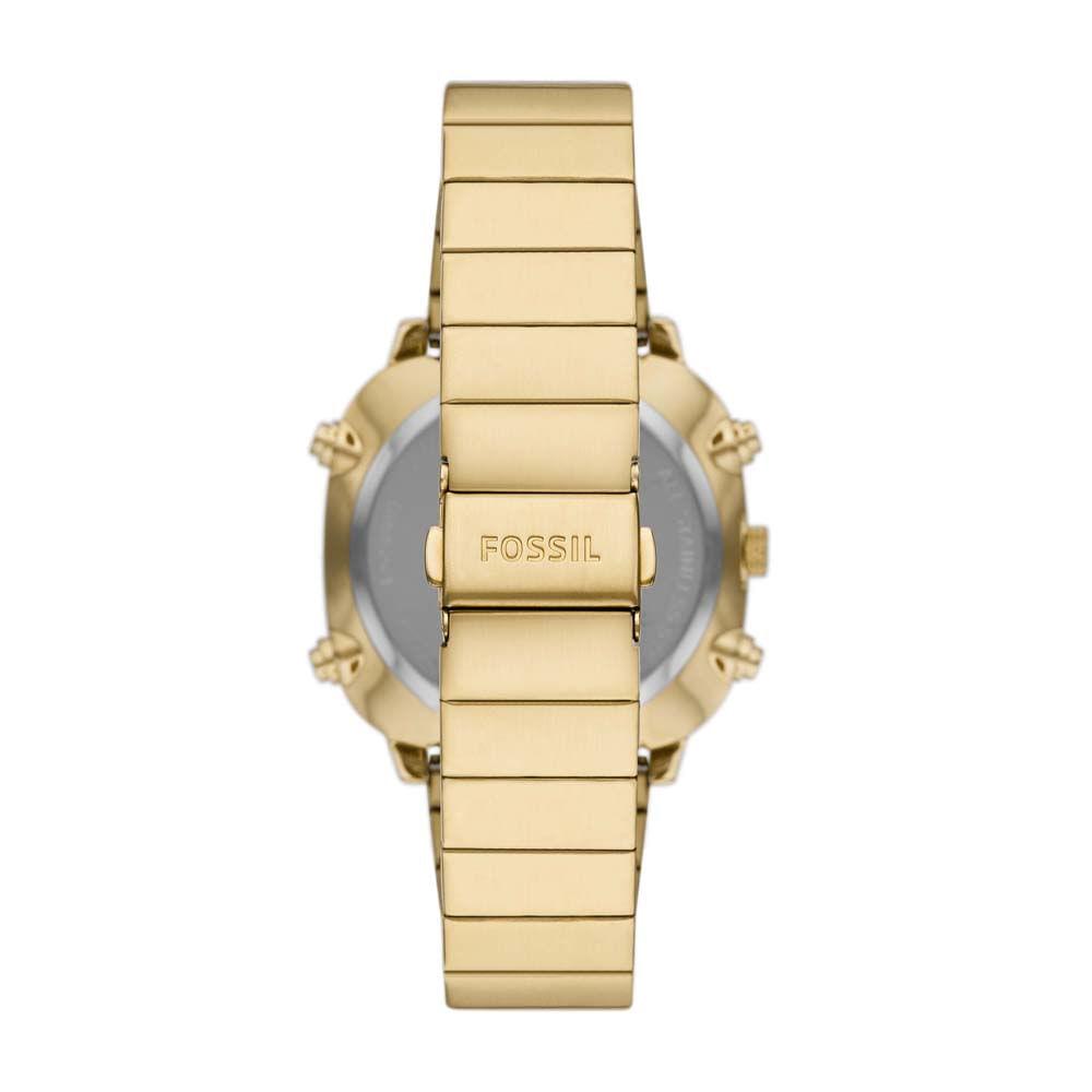 Relógio Fossil Masculino Retro Anadigital Dourado - FS5889/1DN - 3